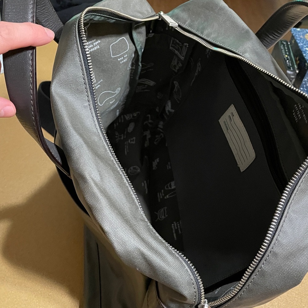 Jack Spade Messenger Bag Waxed and Leather - Picture 5 of 10